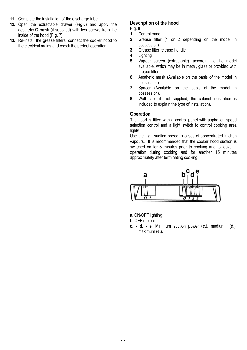 Gorenje DF 6115 E User Manual | Page 11 / 96