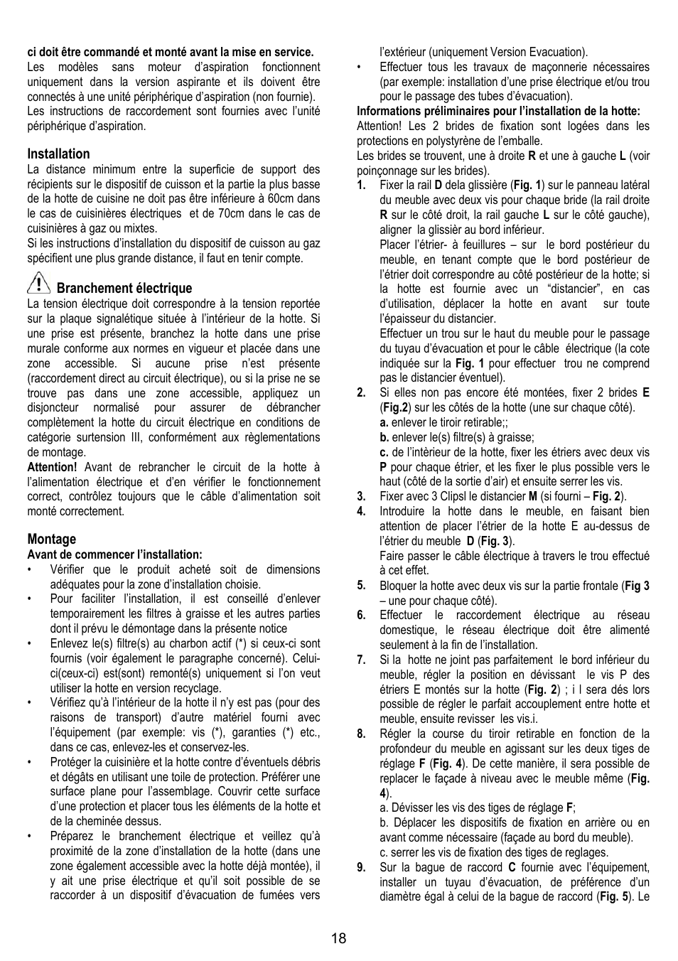 Gorenje DF 6115 E User Manual | Page 18 / 96