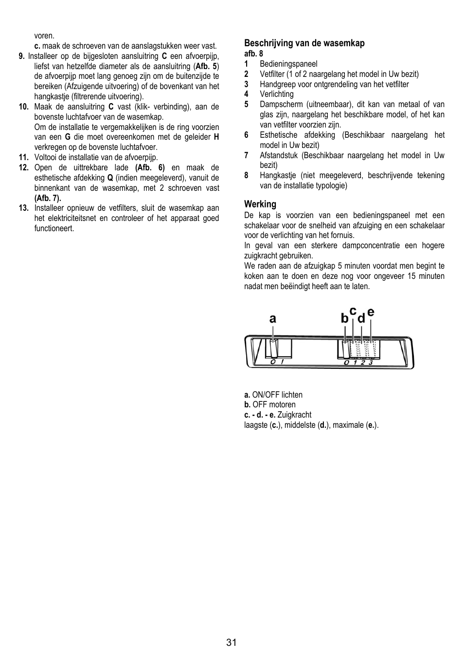 Gorenje DF 6115 E User Manual | Page 31 / 96