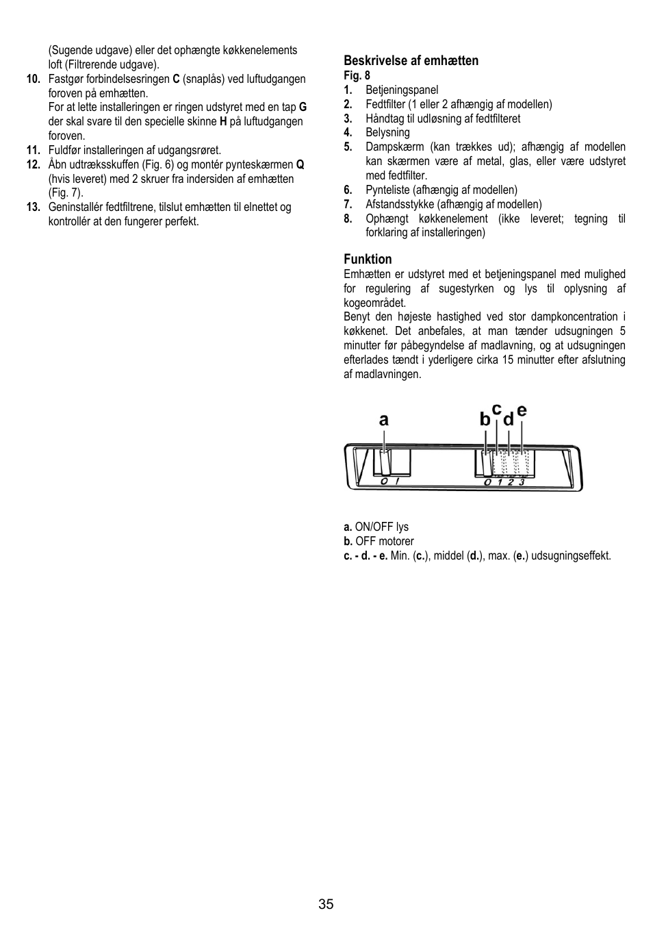 Gorenje DF 6115 E User Manual | Page 35 / 96