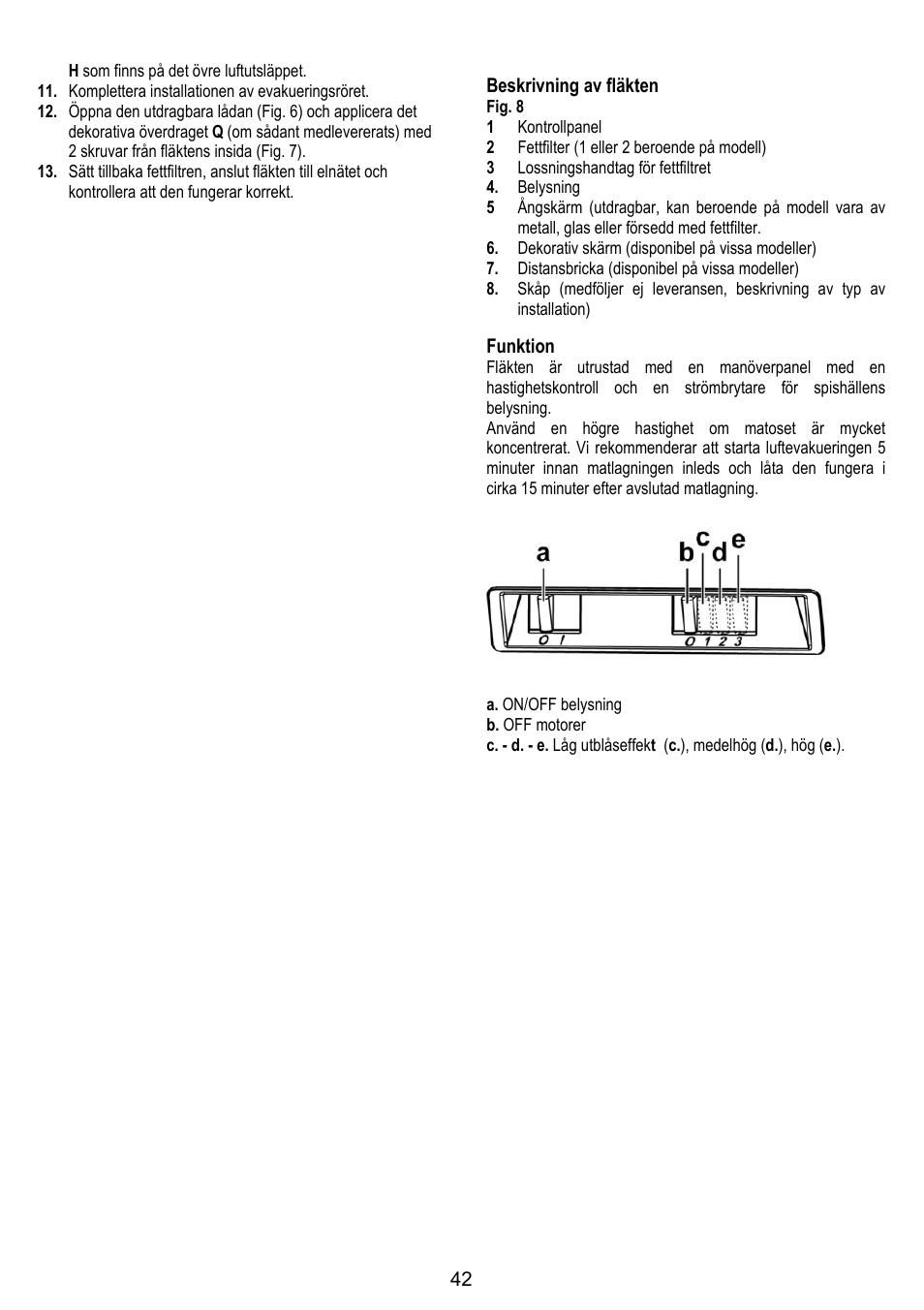 Gorenje DF 6115 E User Manual | Page 42 / 96