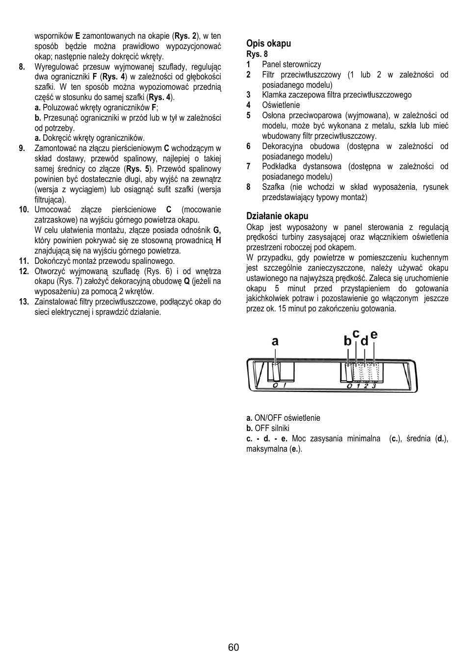 Gorenje DF 6115 E User Manual | Page 60 / 96
