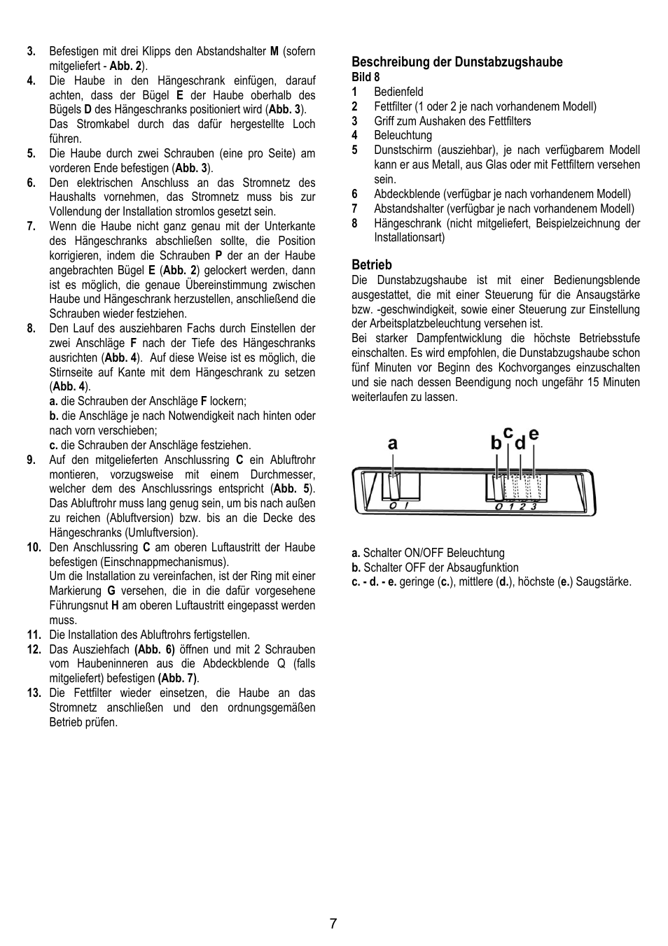 Gorenje DF 6115 E User Manual | Page 7 / 96