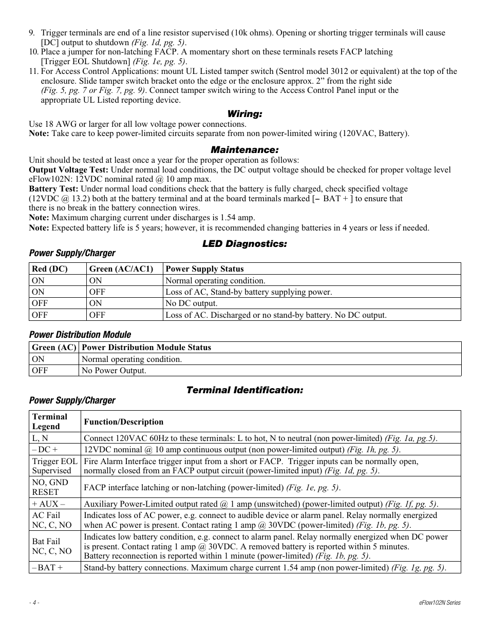 Altronix eFlow102NX16D Installation Instructions User Manual | Page 4 / 16