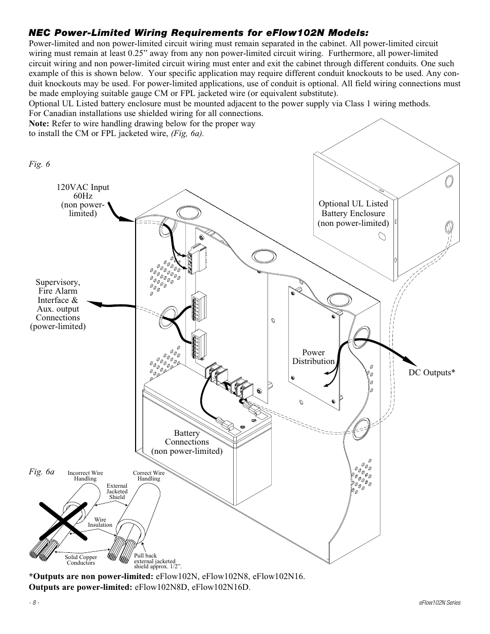 Altronix eFlow102NX16D Installation Instructions User Manual | Page 8 / 16