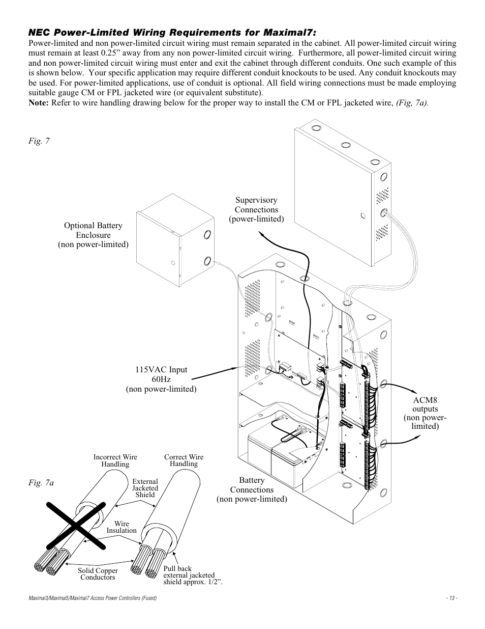 Altronix Maximal7 Installation Instructions User Manual | Page 13 / 16