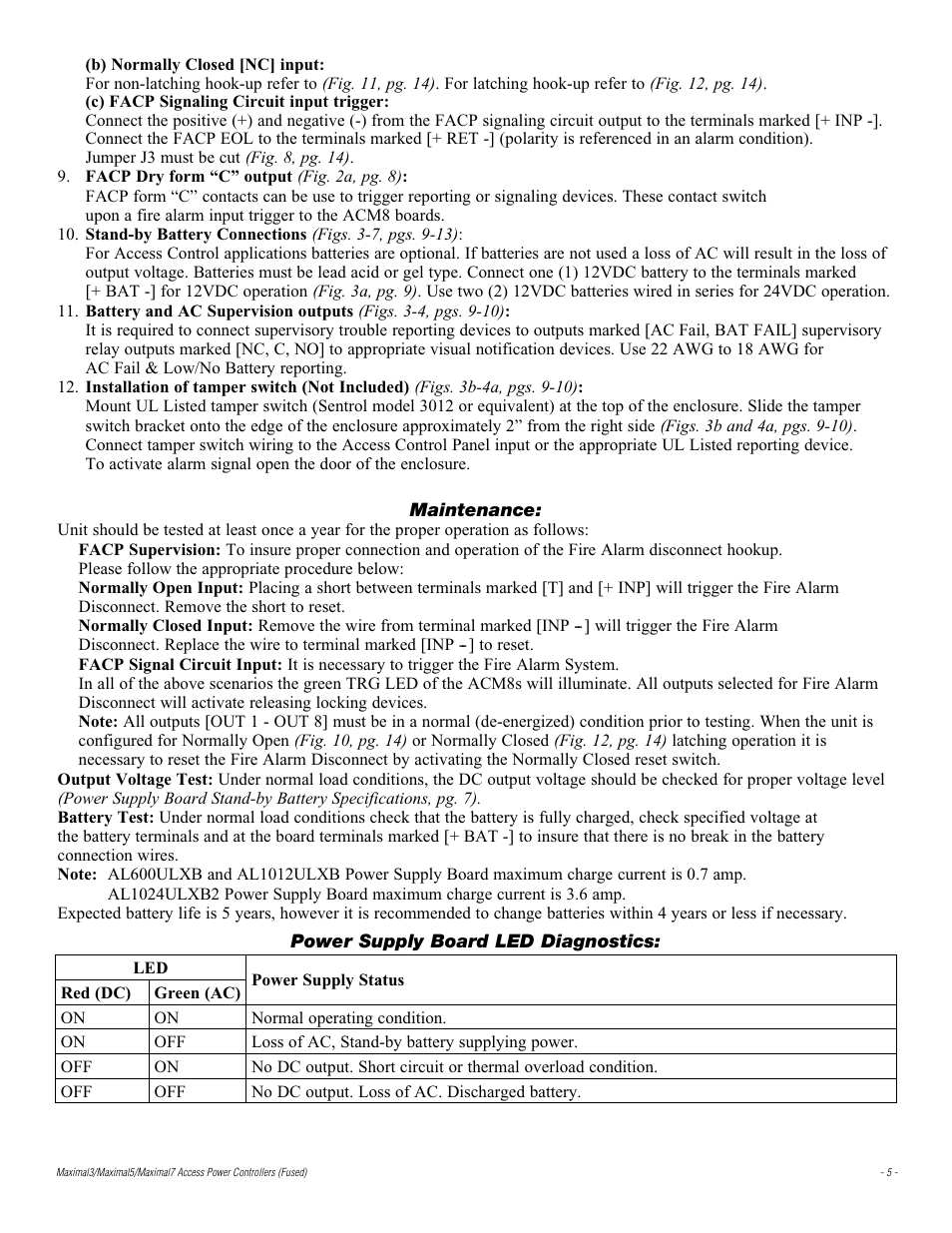 Altronix Maximal7 Installation Instructions User Manual | Page 5 / 16