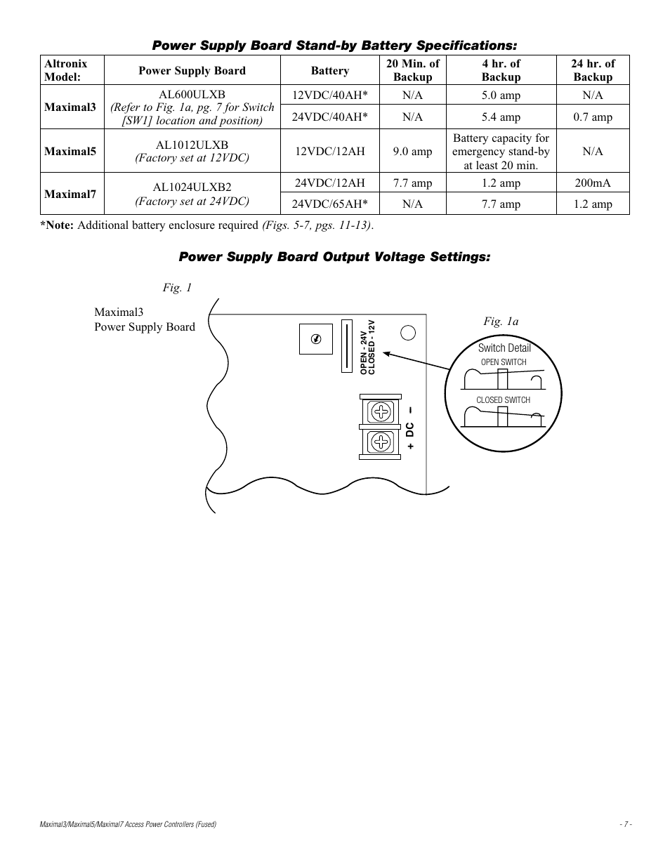 Altronix Maximal7 Installation Instructions User Manual | Page 7 / 16