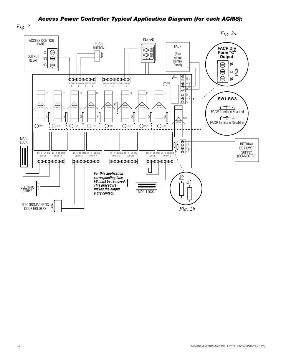 J2 j1 | Altronix Maximal7 Installation Instructions User Manual | Page 8 / 16