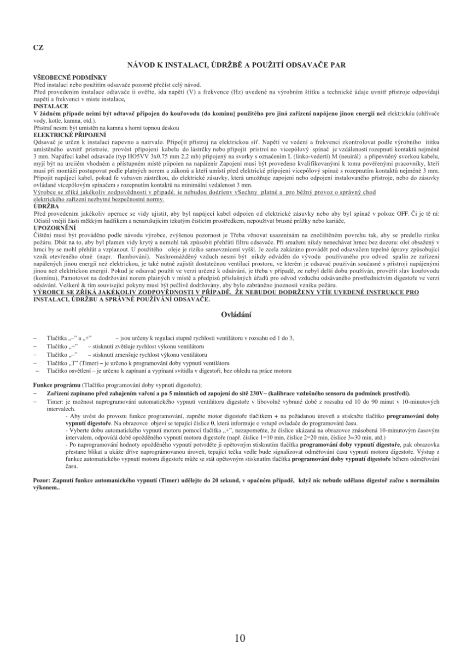 Gorenje DVG 8545 AX User Manual | Page 10 / 32