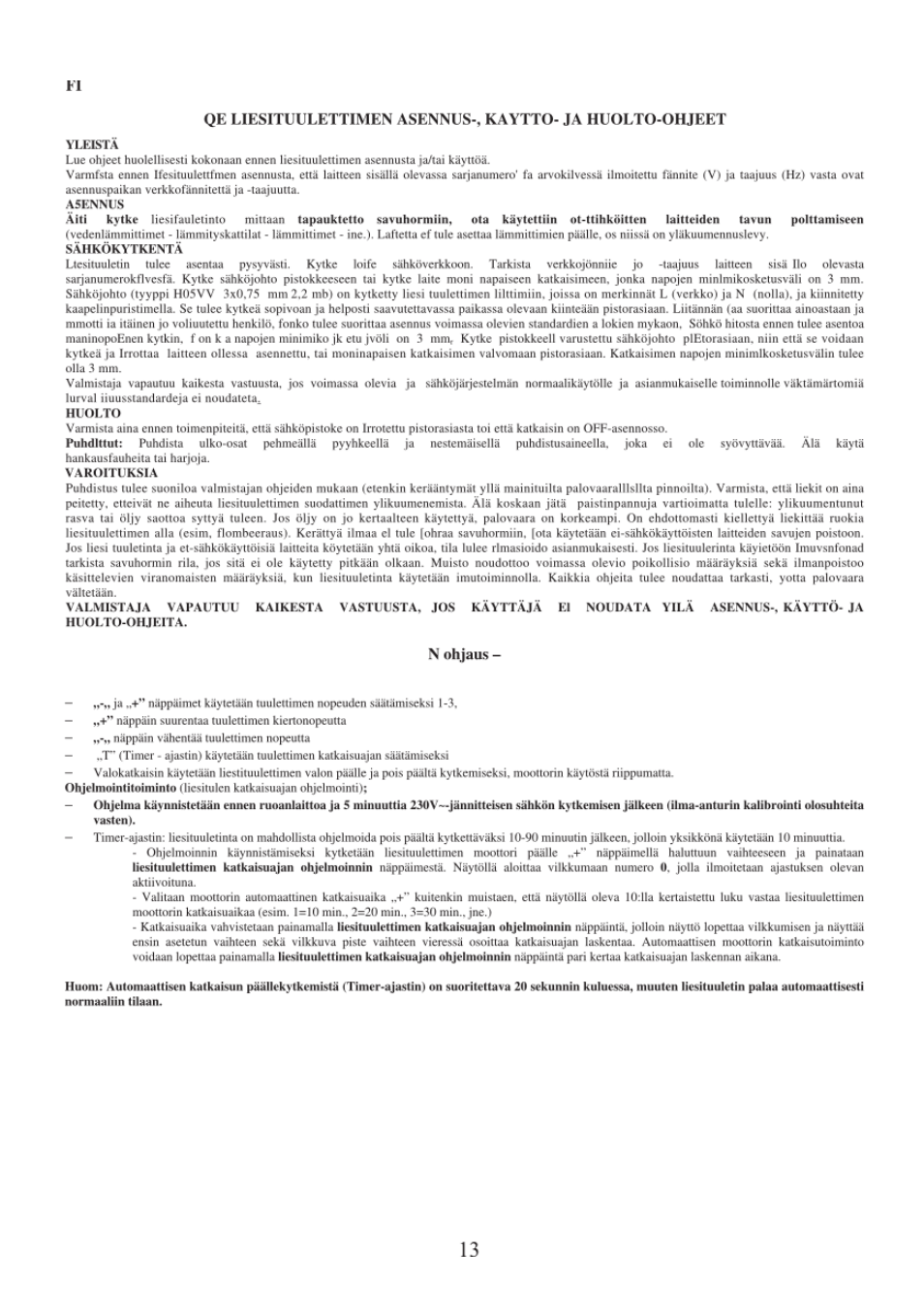 Gorenje DVG 8545 AX User Manual | Page 13 / 32