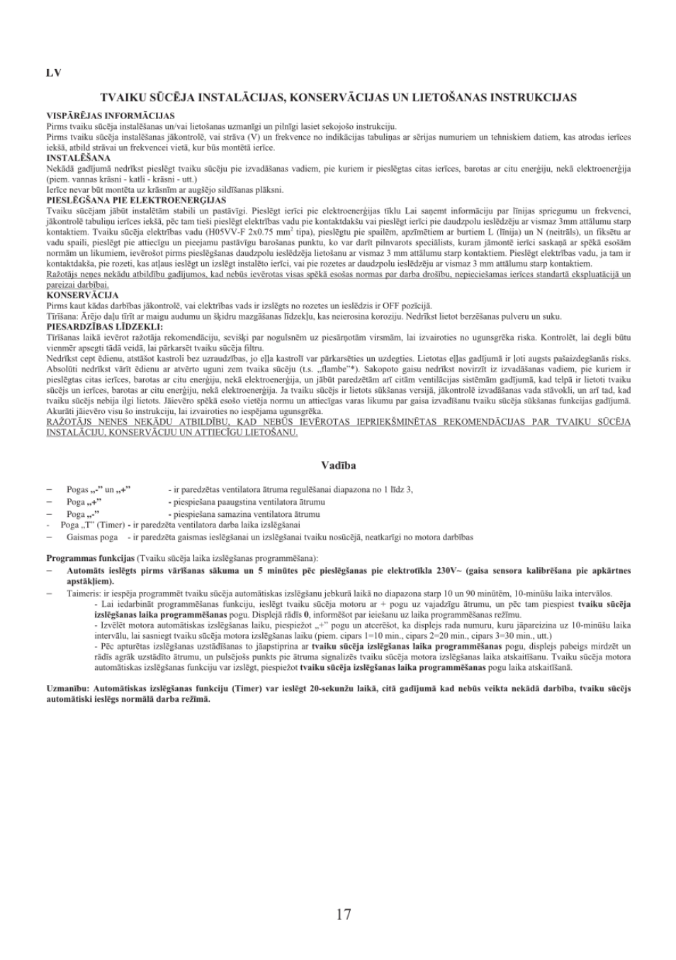 Gorenje DVG 8545 AX User Manual | Page 17 / 32