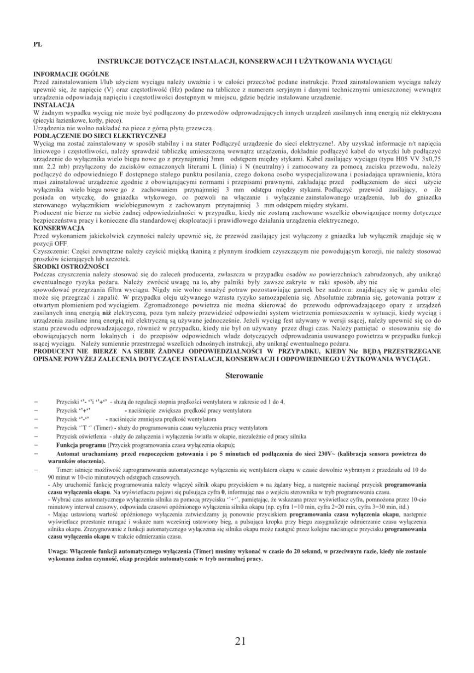 Slerowanie | Gorenje DVG 8545 AX User Manual | Page 21 / 32