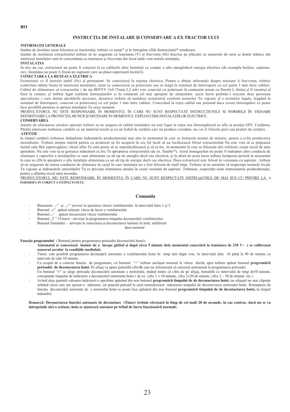 Gorenje DVG 8545 AX User Manual | Page 23 / 32