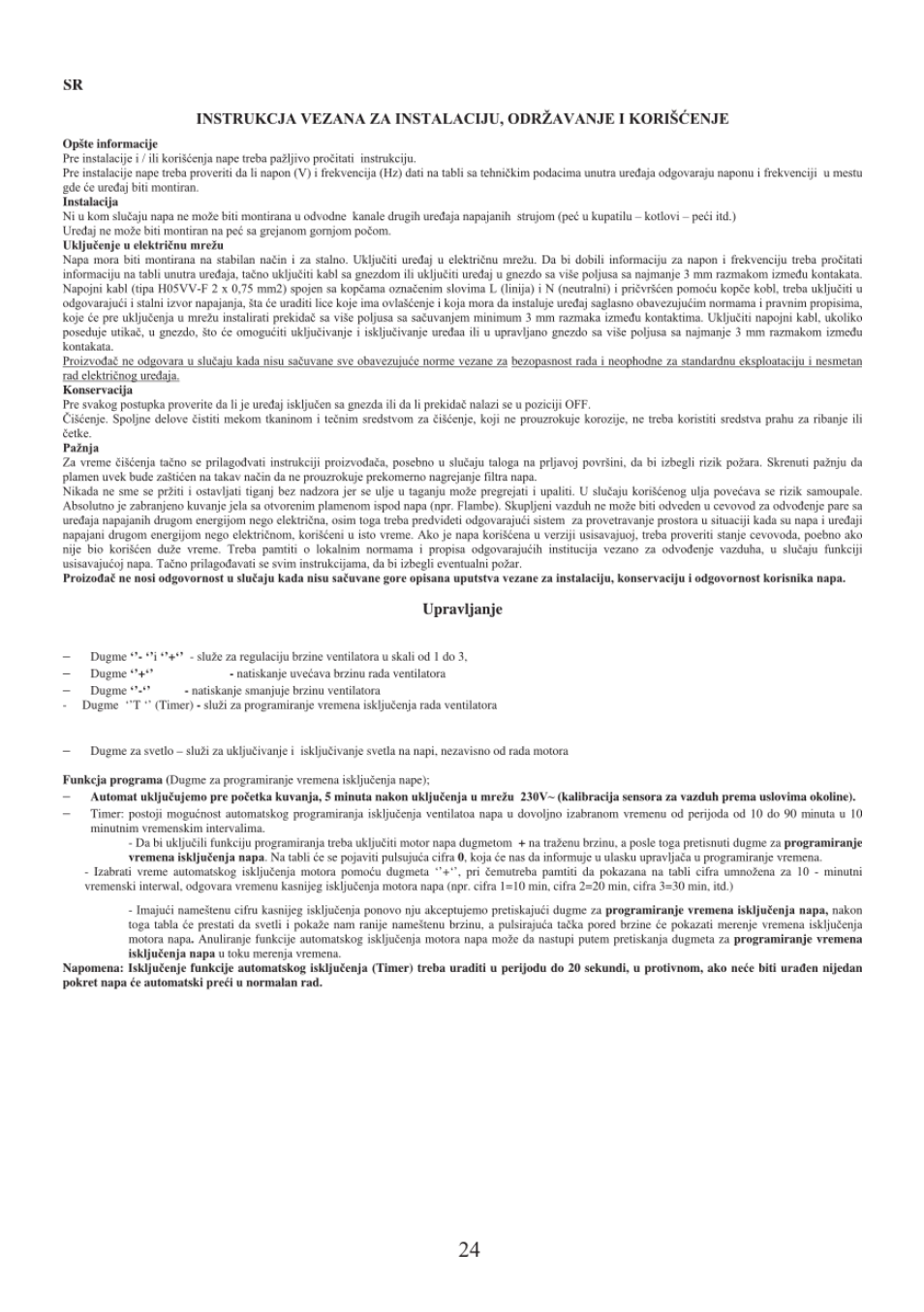 Gorenje DVG 8545 AX User Manual | Page 24 / 32