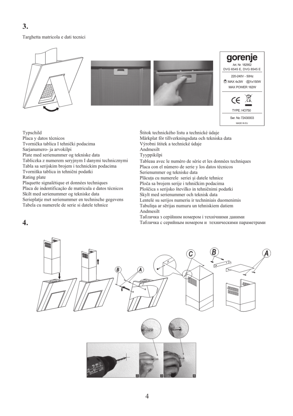 Gorenje | Gorenje DVG 8545 AX User Manual | Page 4 / 32