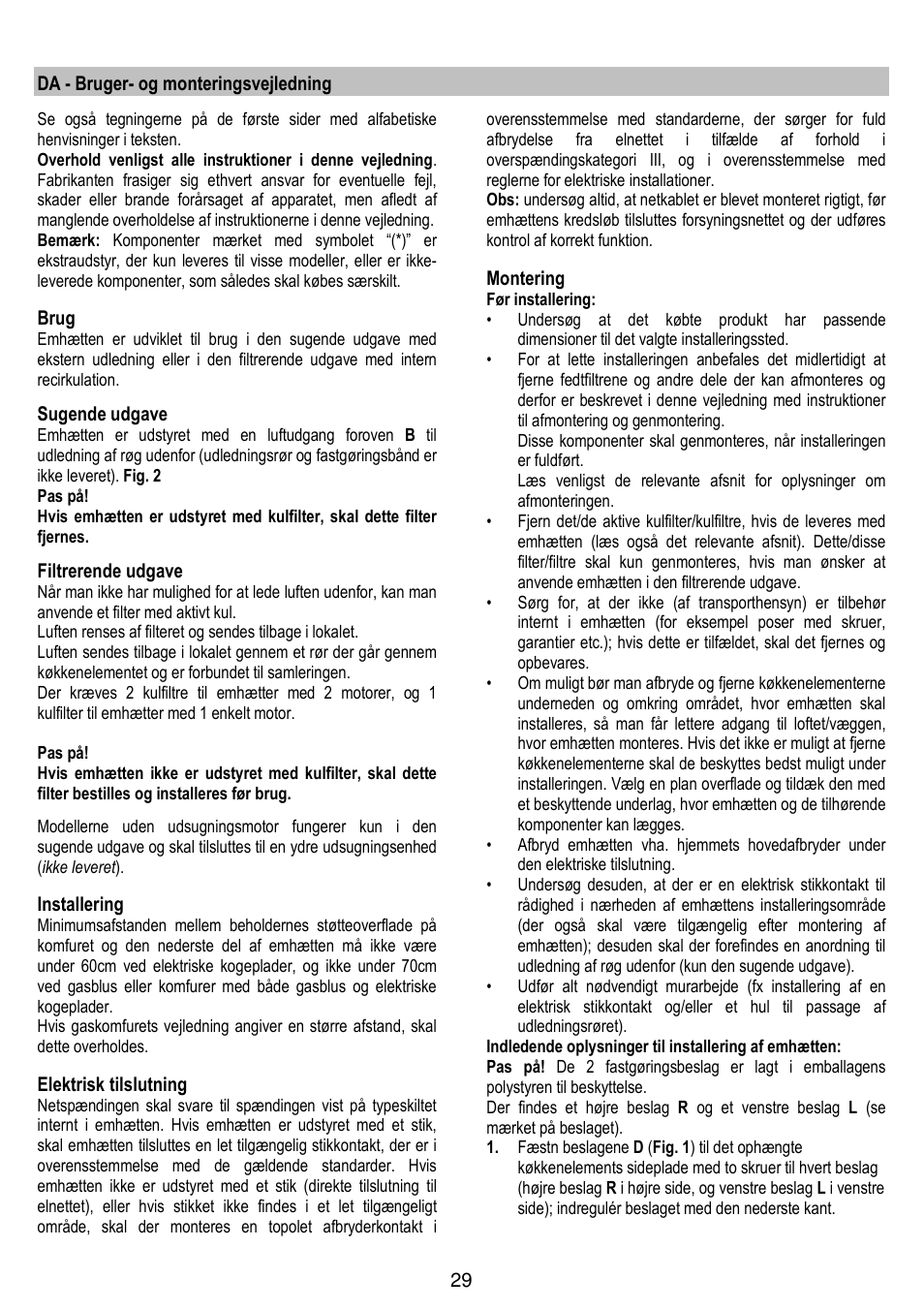 Gorenje DF 6115 W User Manual | Page 29 / 76
