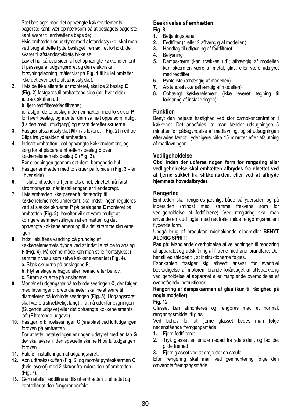 Gorenje DF 6115 W User Manual | Page 30 / 76