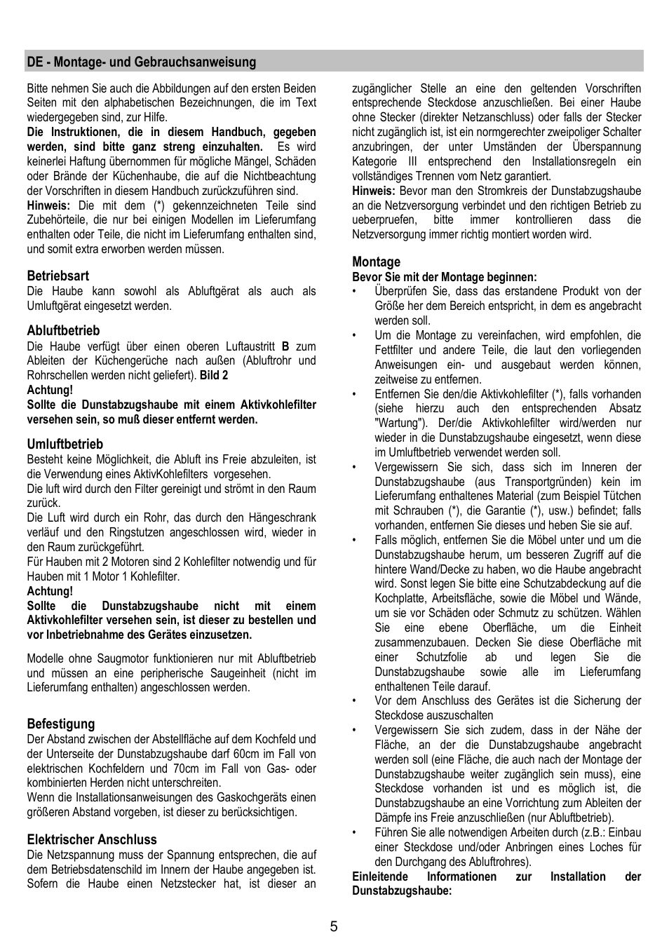 Gorenje DF 6115 W User Manual | Page 5 / 76