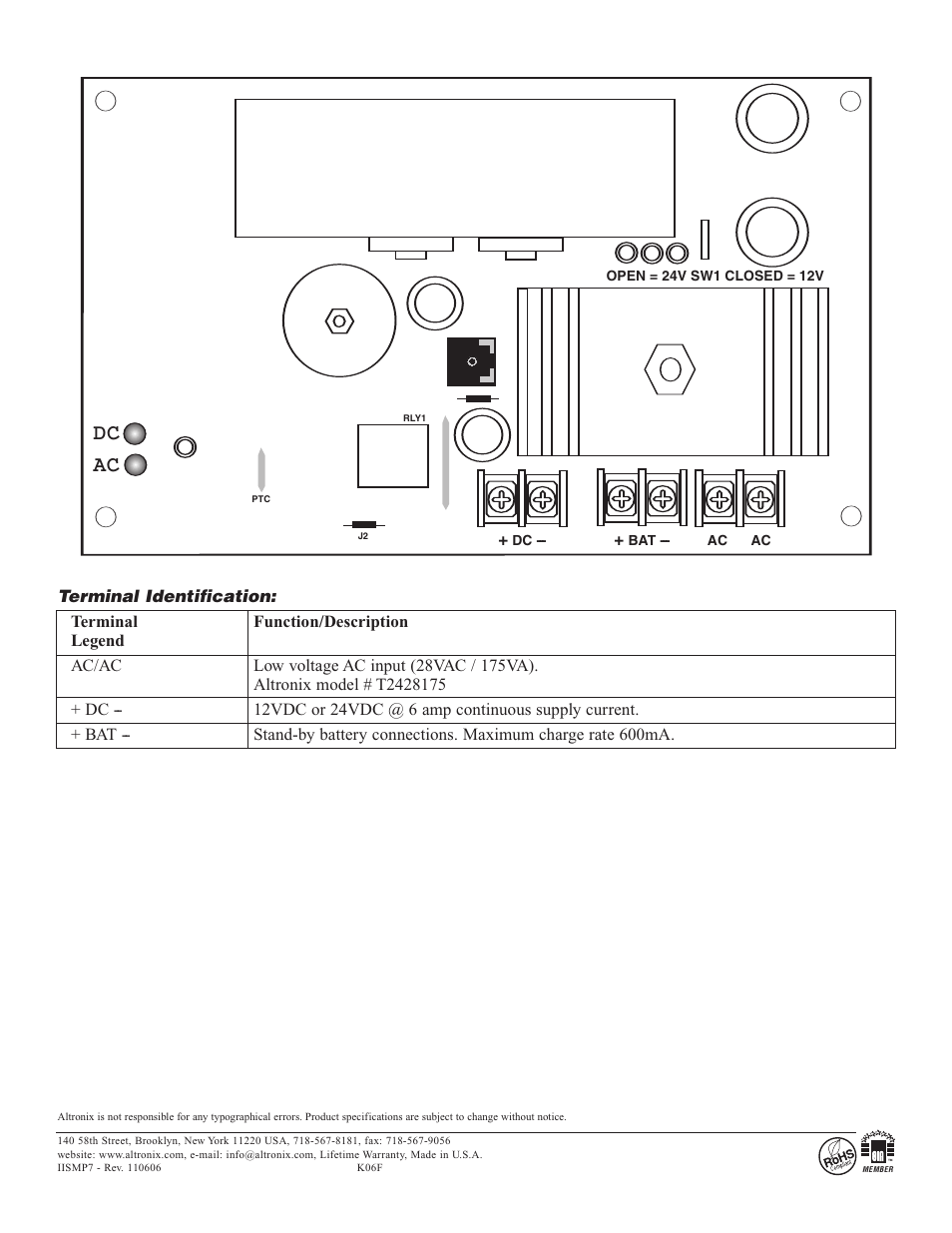 Altronix SMP7 Installation Instructions User Manual | Page 2 / 2