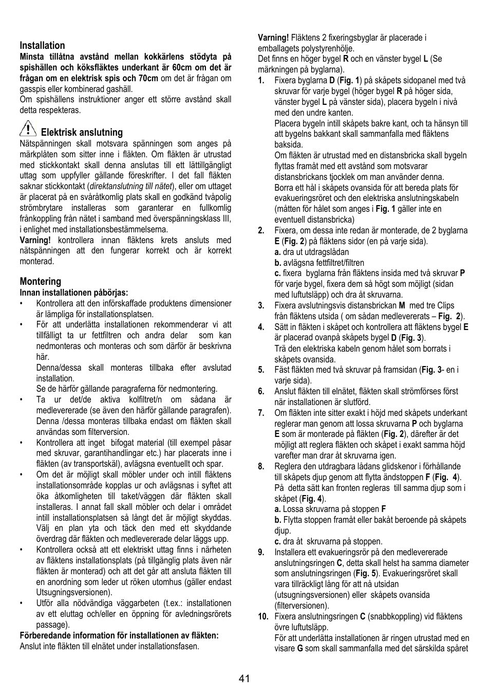 Gorenje DF 6116 BX User Manual | Page 41 / 96