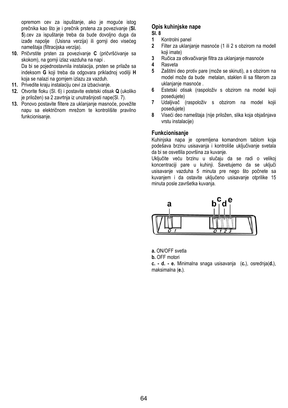 Gorenje DF 6116 BX User Manual | Page 64 / 96