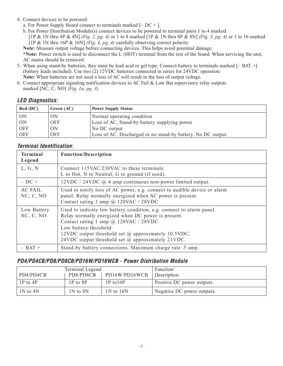 Altronix SMP5PMP8CB Installation Instructions User Manual | Page 2 / 8