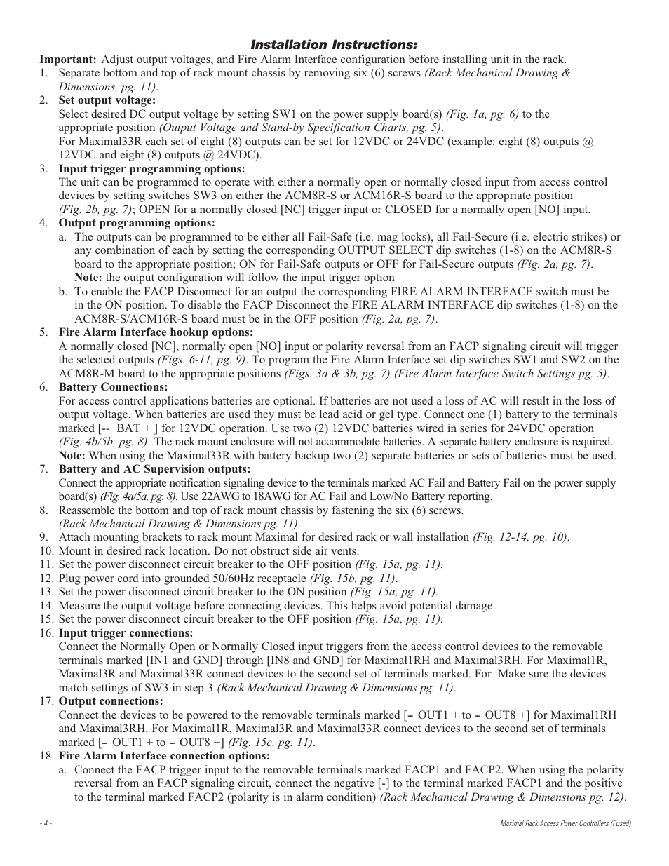 Altronix Maximal3R Installation Instructions User Manual | Page 4 / 12