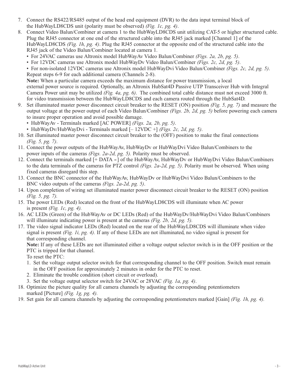 Altronix HubWay LD8CDS Installation Instructions User Manual | Page 3 / 8