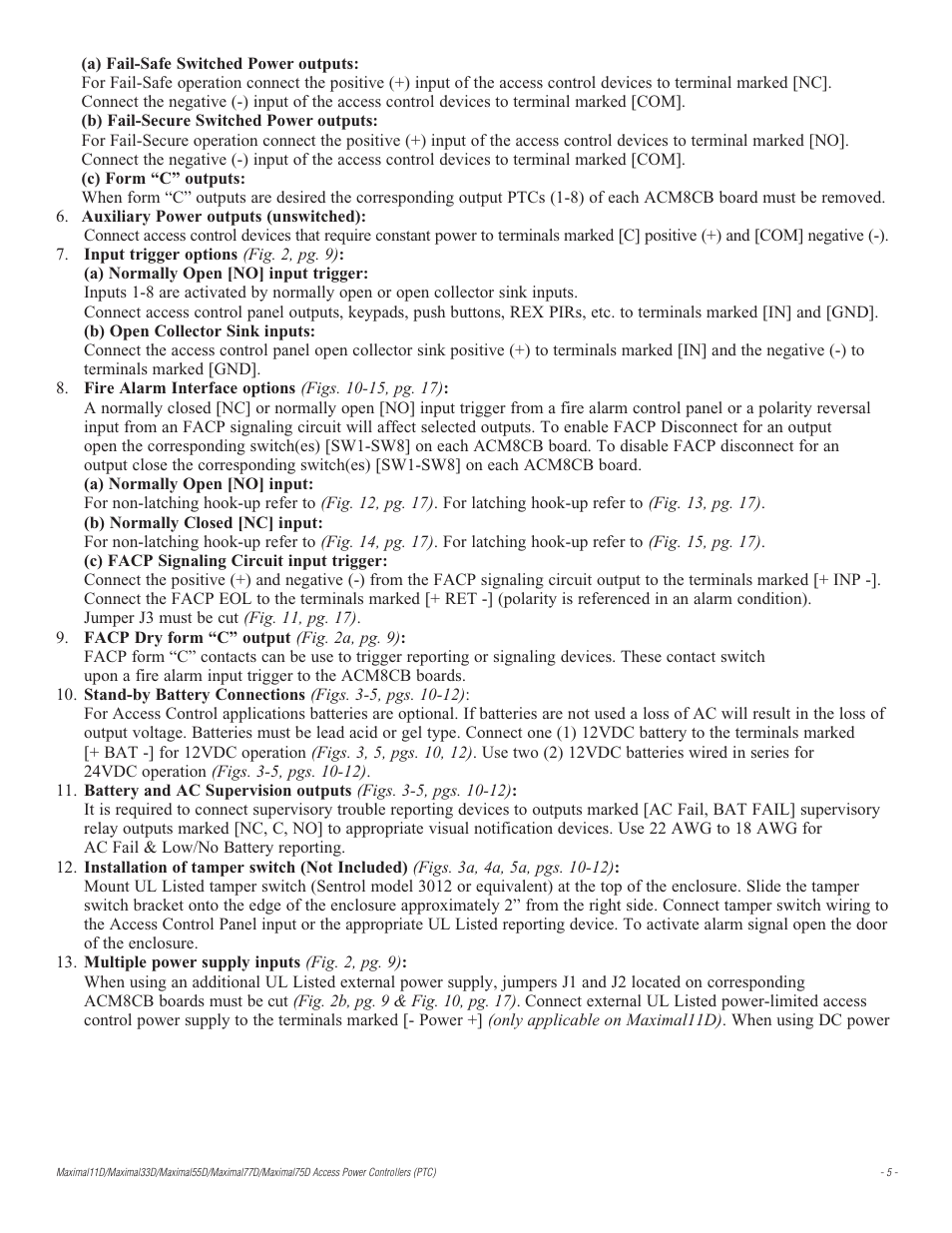 Altronix Maximal77D Installation Instructions User Manual | Page 5 / 20