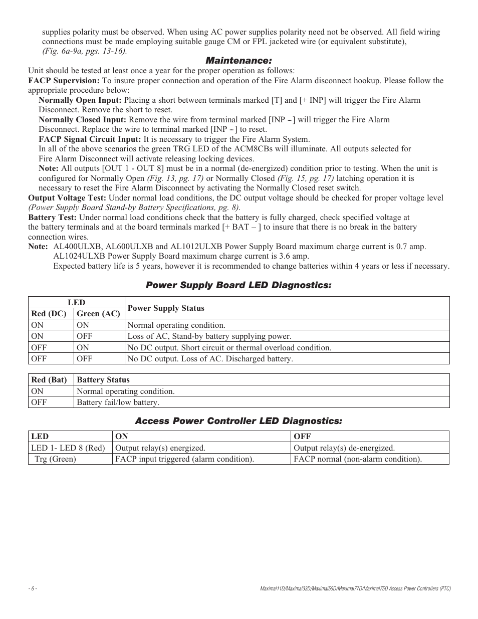 Altronix Maximal77D Installation Instructions User Manual | Page 6 / 20