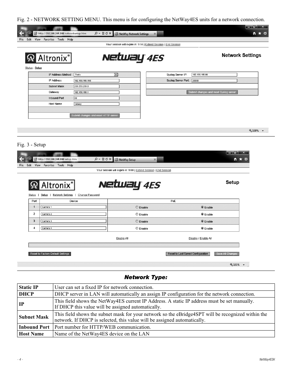 Altronix Netway4ESK Installation Instructions User Manual | Page 4 / 8
