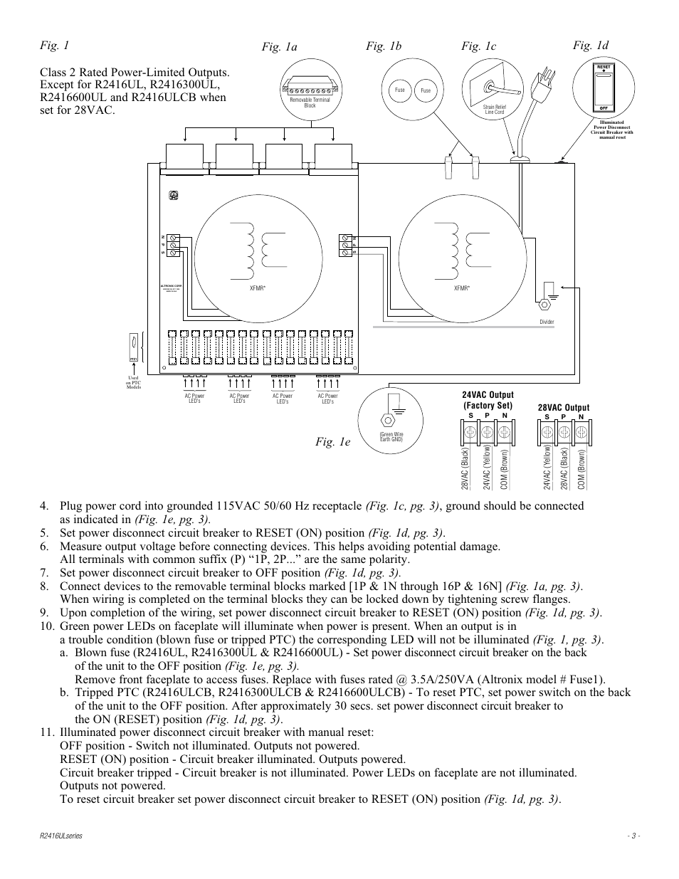 Altronix R2416ULCB Installation Instructions User Manual | Page 3 / 4