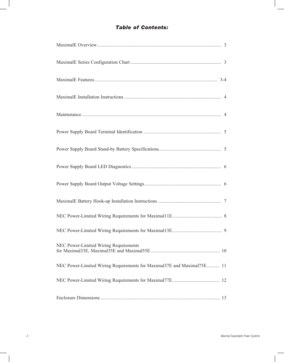 Altronix Maximal77E Installation Instructions User Manual | Page 2 / 16
