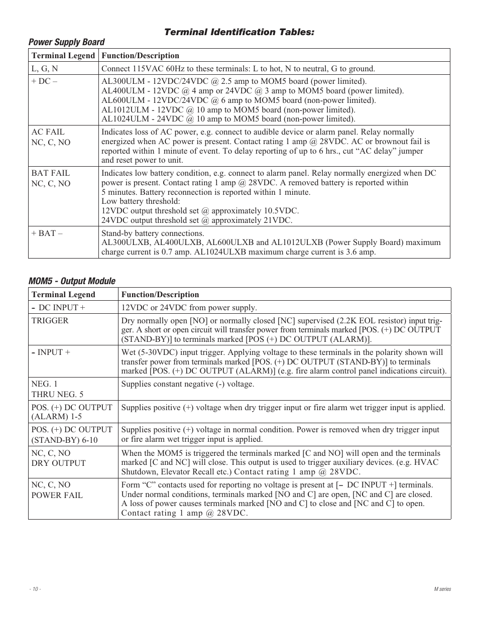 Altronix AL600ULMR Installation Instructions User Manual | Page 10 / 16