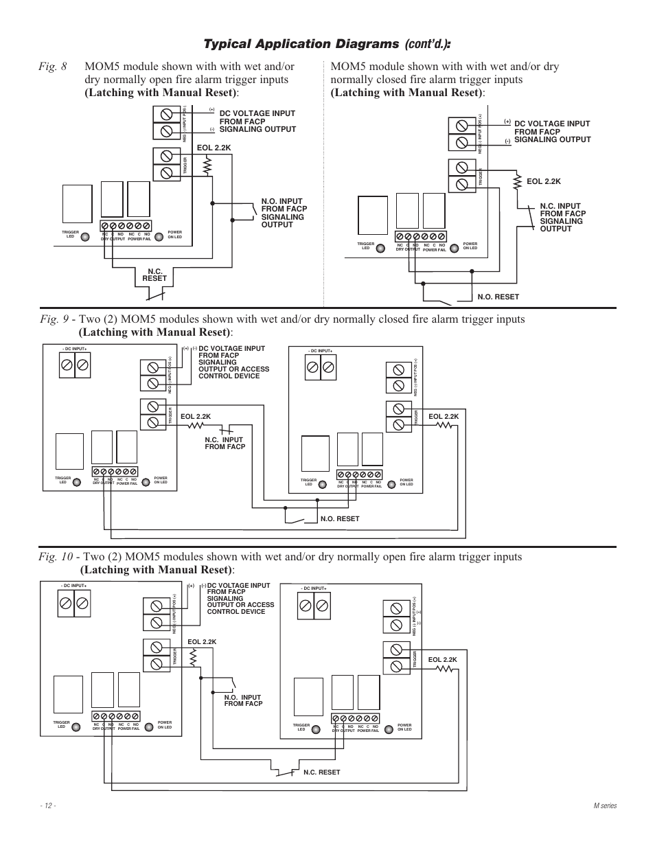 Typical application diagrams (cont’d.) | Altronix AL600ULMR Installation Instructions User Manual | Page 12 / 16