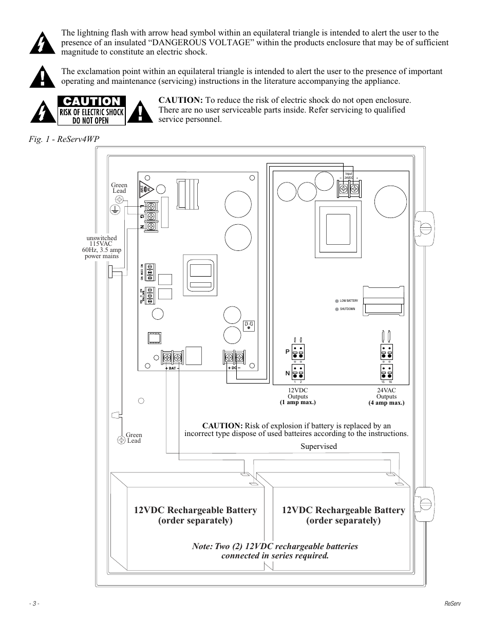 Altronix ReServ4WP Installation Instructions User Manual | Page 3 / 4
