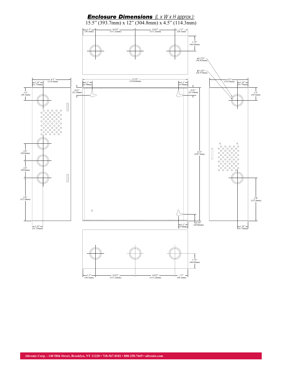 Altronix ACM8E Data Sheet User Manual | Page 2 / 2