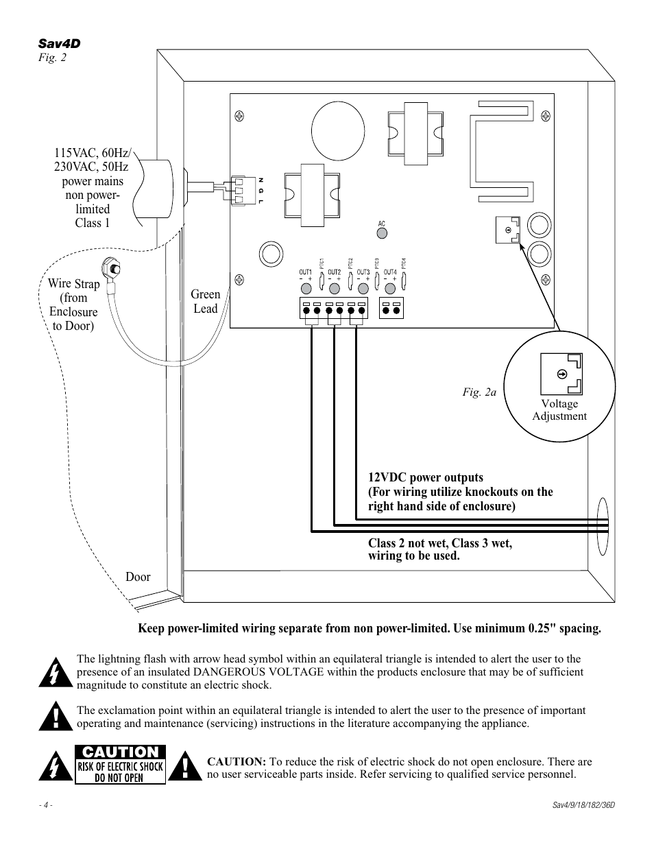 Altronix Sav9D Installation Instructions User Manual | Page 4 / 12