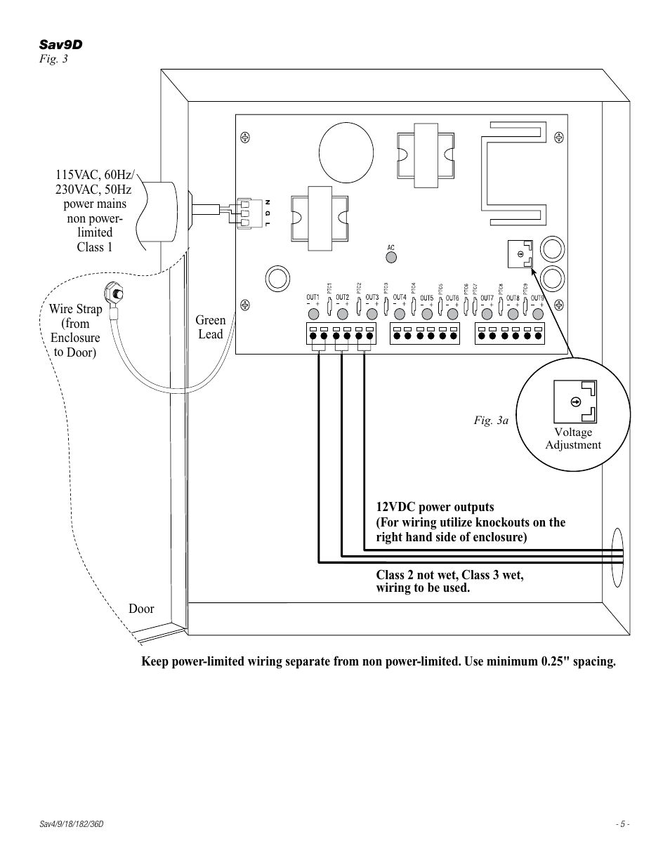 Altronix Sav9D Installation Instructions User Manual | Page 5 / 12