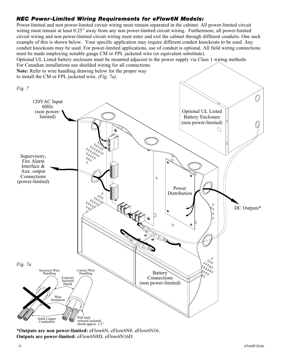 Altronix eFlow6N_NX Series Installation Instructions User Manual | Page 8 / 16