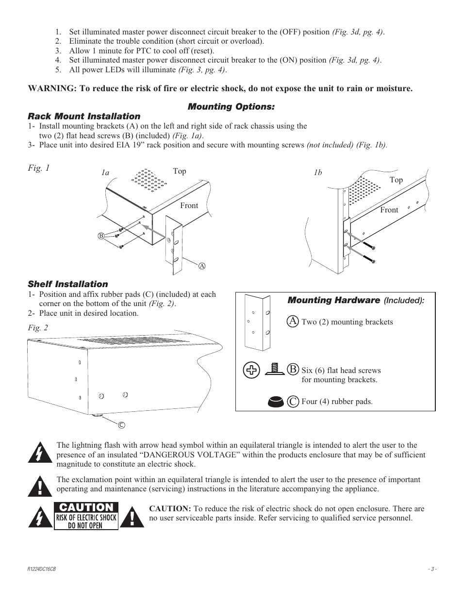 Ba c | Altronix R1224DC16CB Installation Instructions User Manual | Page 3 / 4