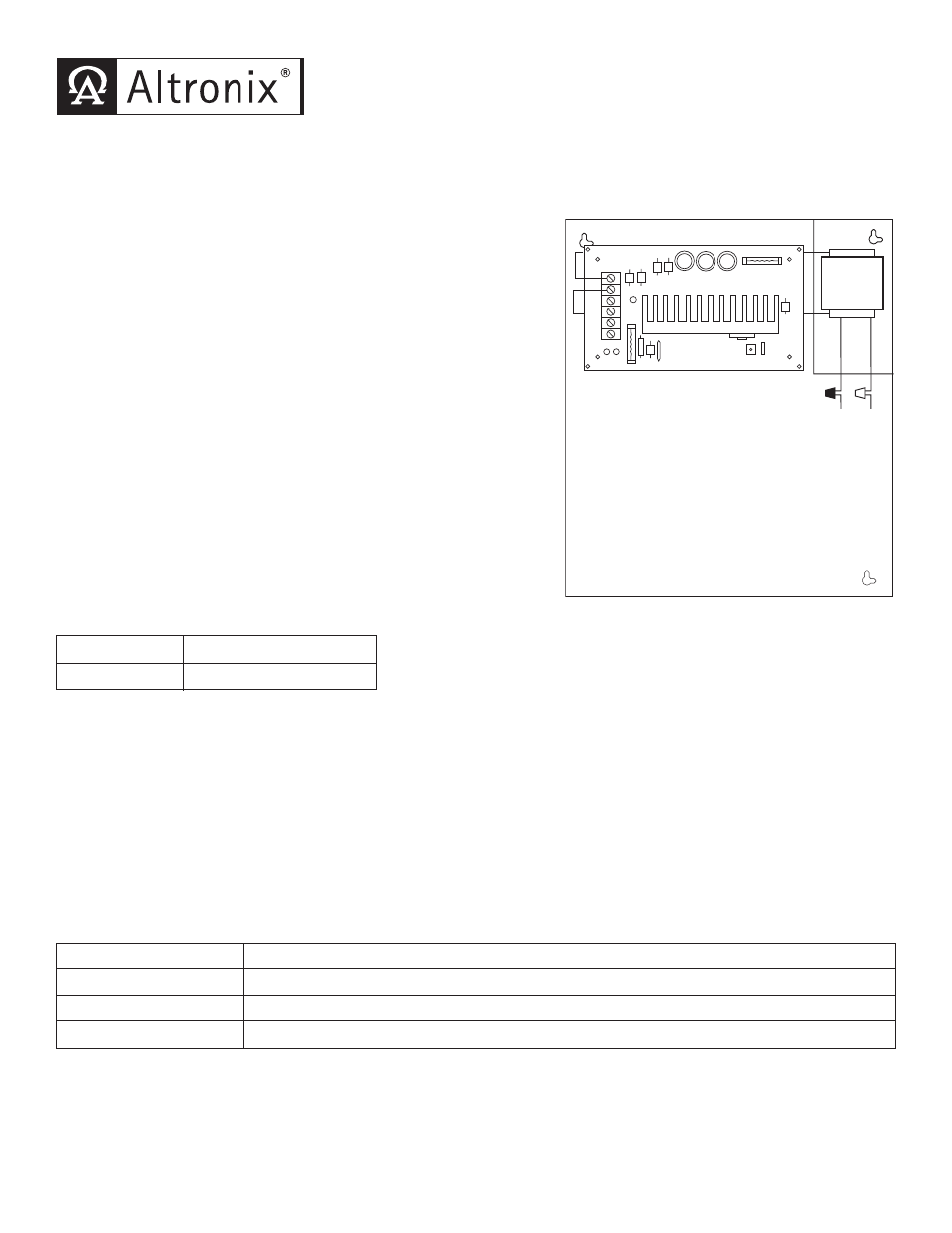 Altronix LPS3C24X Installation Instructions User Manual | 2 pages
