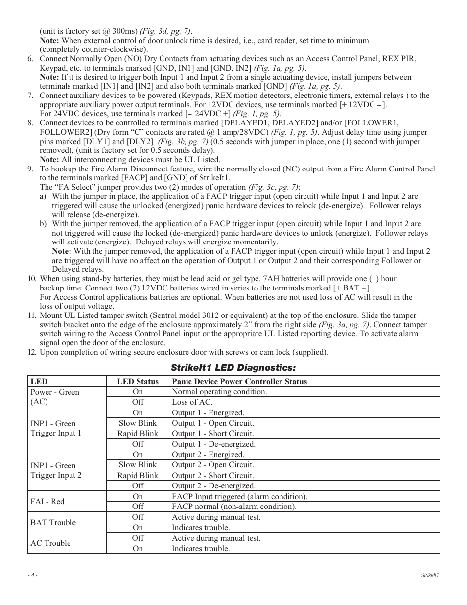 Altronix StrikeIt1 Installation Instructions User Manual | Page 4 / 8