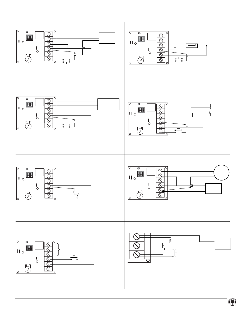 Fig. 5 - timed door strike, Fig. 2 - guard tour supervisory timer, Fig. 6 - timed shunt for a door | Fig. 3 - swinger eliminator, Fig. 7 - bell cut off timer, Fig. 8 - closed circuit trigger option, Fig. 4 - delay timer, Trg --- + power supply + -- closed circuit contact | Altronix DTMR1 Installation Instructions User Manual | Page 2 / 2