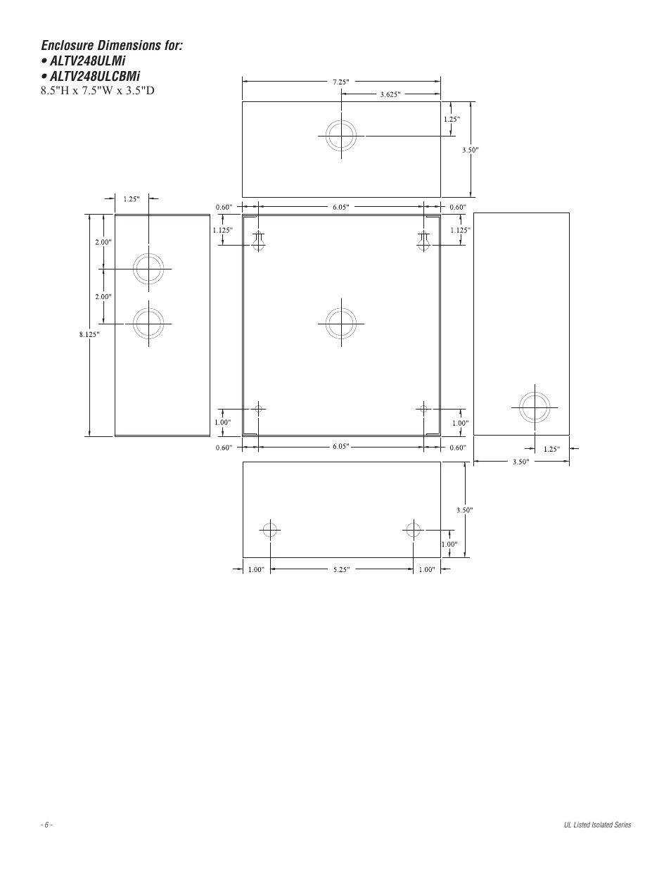 Altronix ALTV2416ULI3 Installation Instructions User Manual | Page 6 / 8