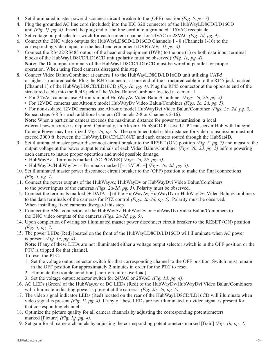 Altronix HubWay LD8CD Installation Instructions User Manual | Page 3 / 8