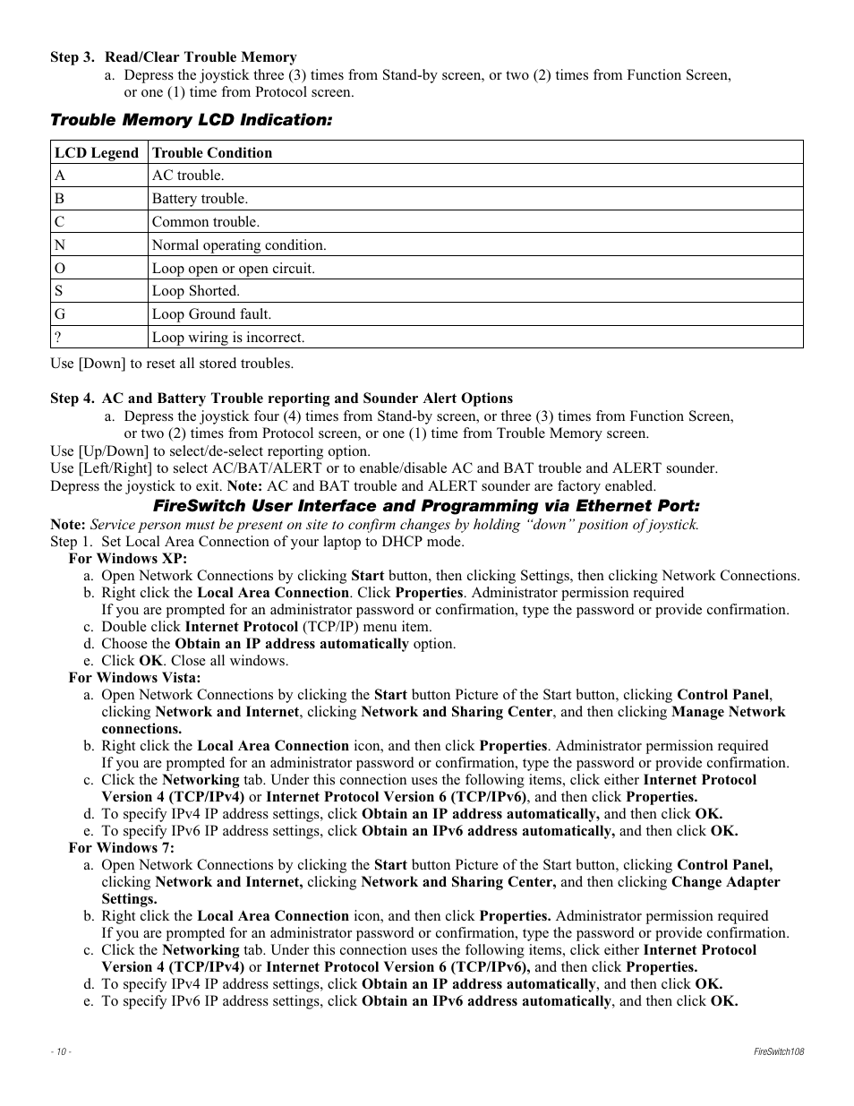 Altronix FireSwitch108 Installation Instructions User Manual | Page 10 / 20