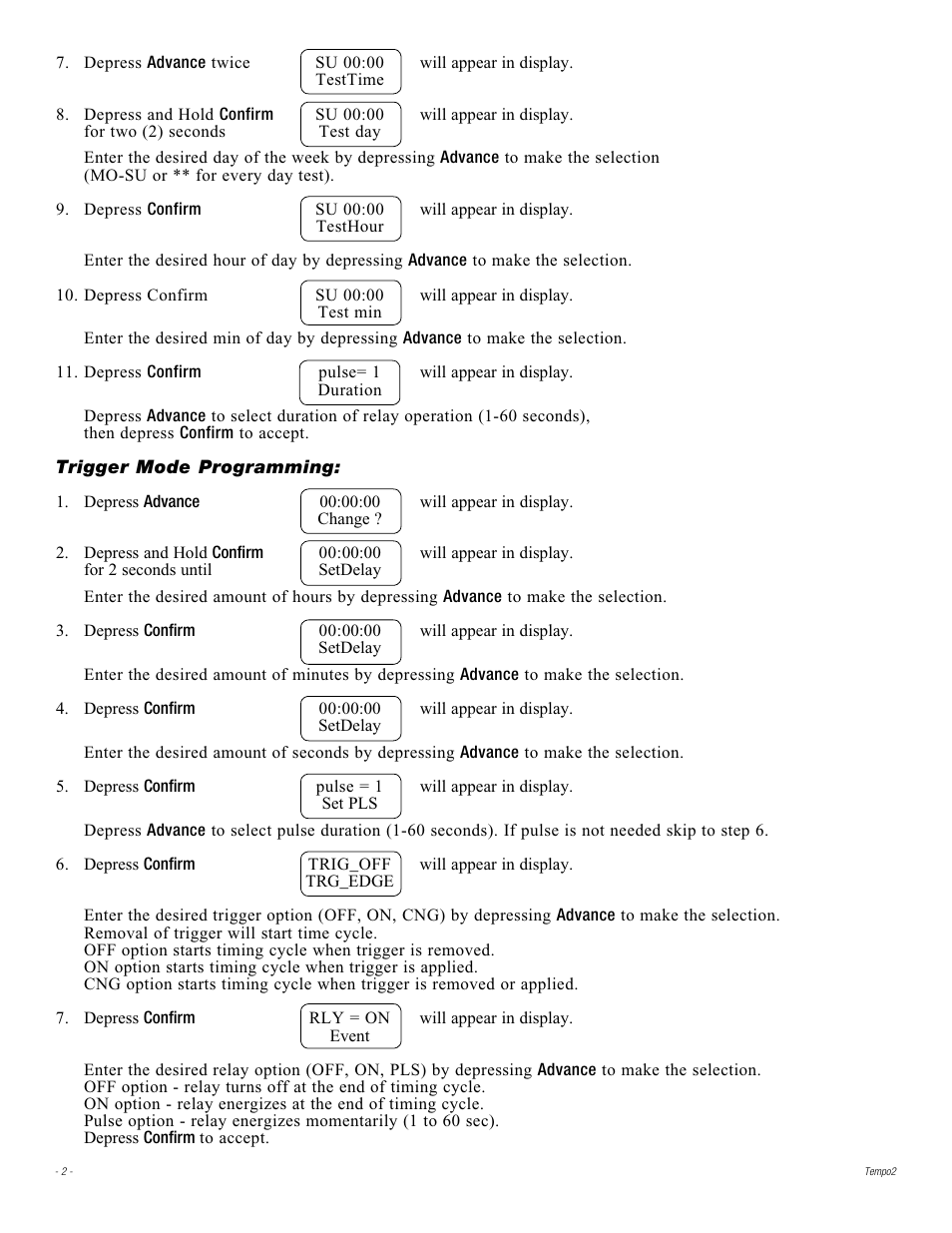 Altronix Tempo2 Installation Instructions User Manual | Page 2 / 4