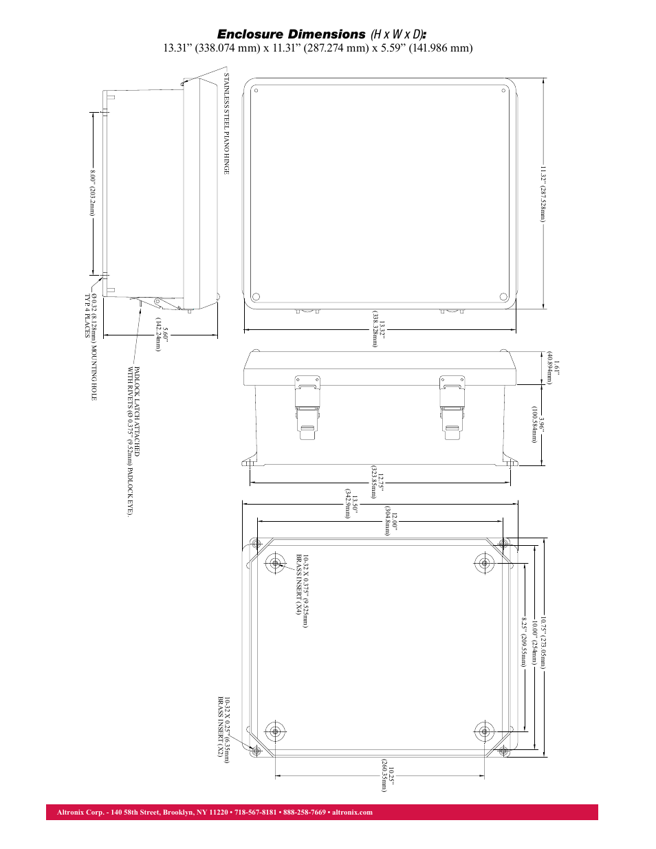 Altronix WayPoint-3 Data Sheet User Manual | Page 2 / 2